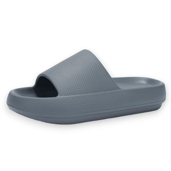 Dirk Unisex Slides In Grey -‎ Size W6/M4 - Picture 1 of 9